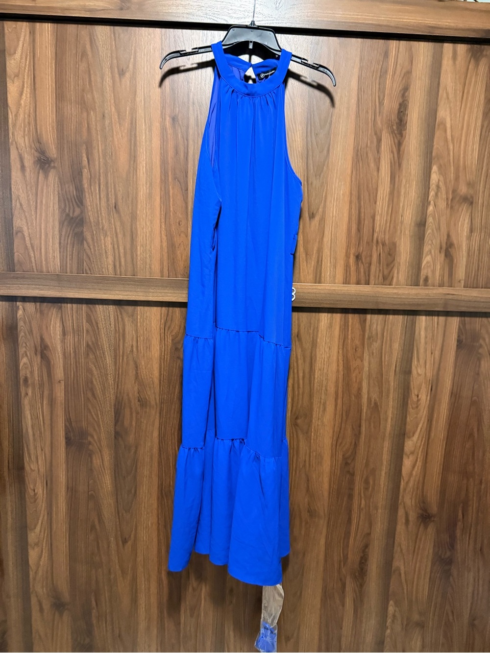 NWT Pretty Garden Halter Tiered Maxi Dress, Size XL